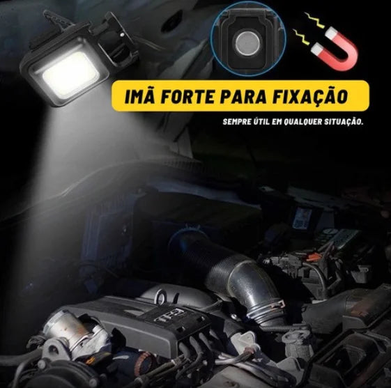 Mini lanterna com LED portátil