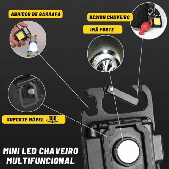 Mini lanterna com LED portátil